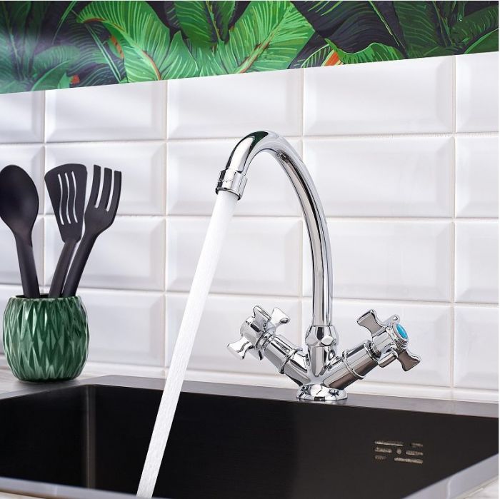 Смеситель для кухни Boou BA5333-8F-B723 цвет Хром