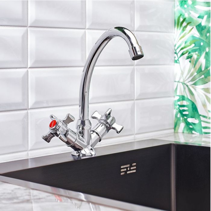 Смеситель для кухни Boou BA5333-8F-B723 цвет Хром