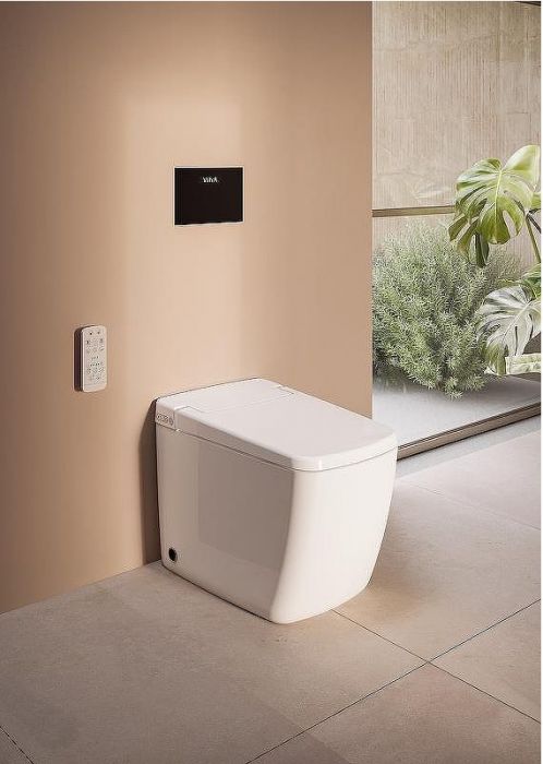 Унитаз биде Vitra V-Care Prime 7232B403-6217 приставной с сиденьем Микролифт