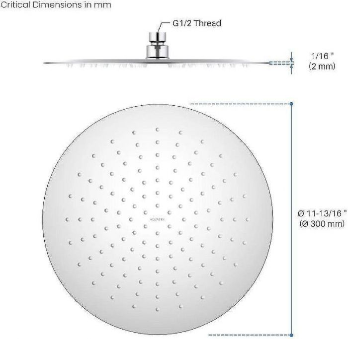 Верхний душ Aquatek AQ2075CR Хром