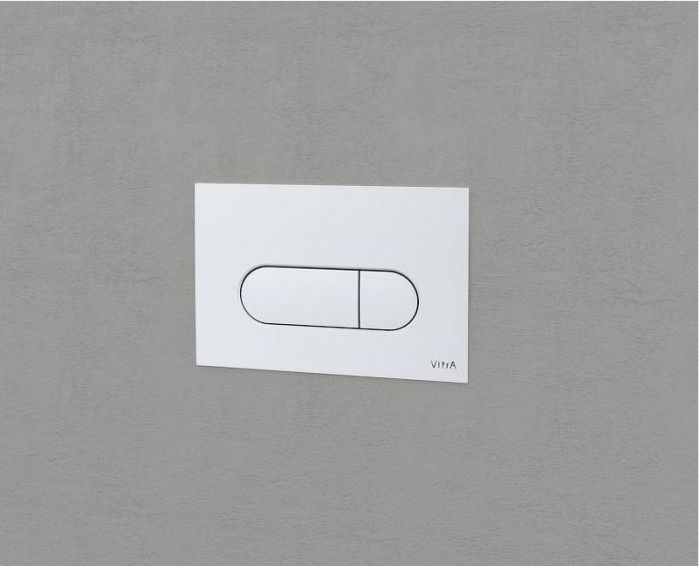 Комплект унитаза с инсталляцией Vitra L-Box S50 9003B003-7203 с сиденьем Микролифт и Белой глянцевой клавишей смыва