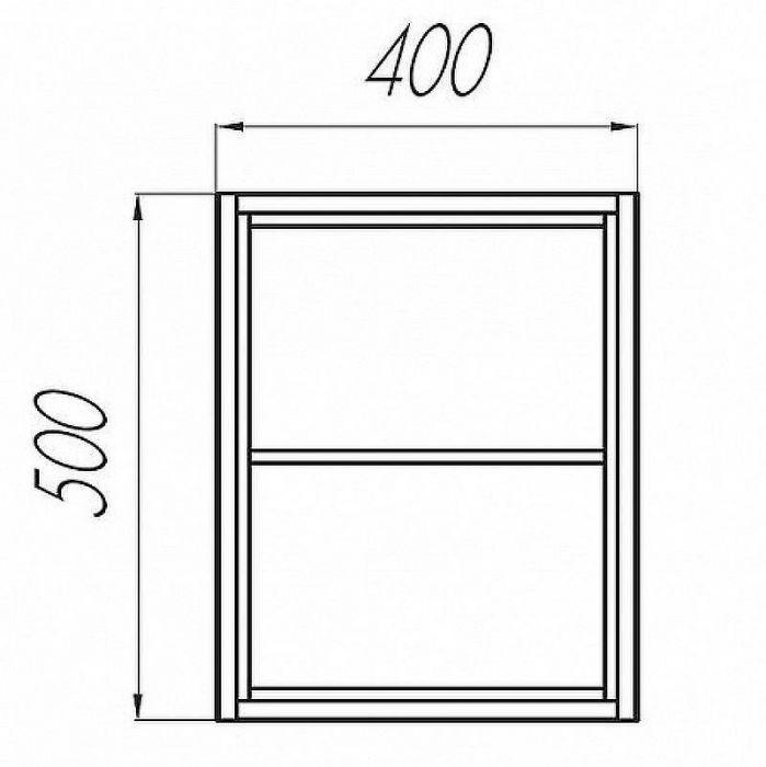 Полка Aquaton Брук 40 1A201201BCDF0 Дуб ферр