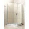 Душевой уголок BelBagno Uno 100х90 UNO-195-AH-2-100/90-P-Cr профиль Хром стекло рифленое