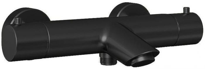 Смеситель для ванны Paini Cox 78PZ111TH с термостатом Черный матовый