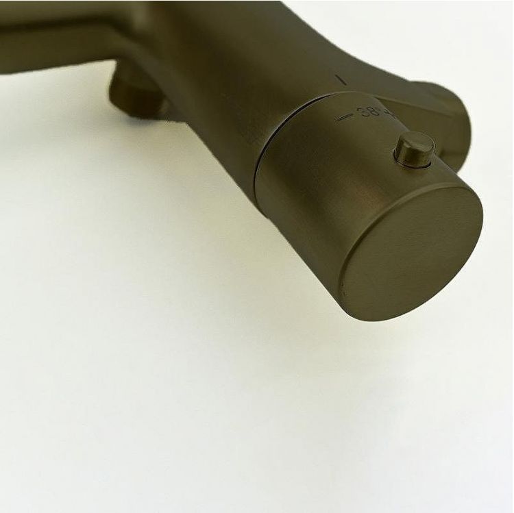 Смеситель для ванны Paini Cox 78PZ111TH с термостатом Черный матовый Смеситель для ванны Paini Cox 78PZ111TH с термостатом Черный матовый