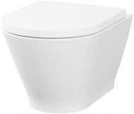 Унитаз Lavinia Boho Elegant Rimless 3308001R подвесной цвет Белый глянцевый с сиденьем Микролифт