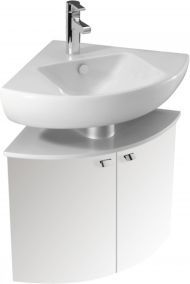 Тумба угловая Jacob Delafon Odeon Up, цвет белый бриллиант [EB864-G1C]