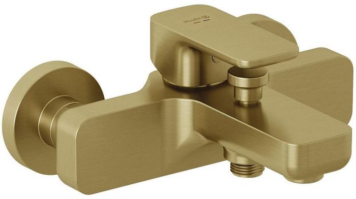 Смеситель для ванны Kludi Renon 42691N075 Золото брашированное
