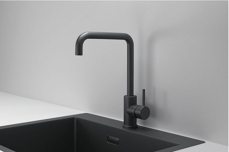 Смеситель для кухни Granula Kitchen Space 7110 цвет Черный матовый Смеситель для кухни Granula Kitchen Space 7110 цвет Черный матовый