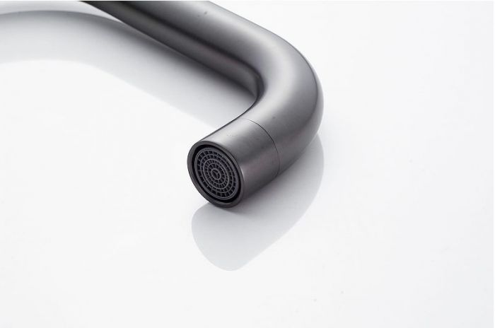 Смеситель для кухни Knotlor Muse KN-61/GM цвет Вороненая сталь