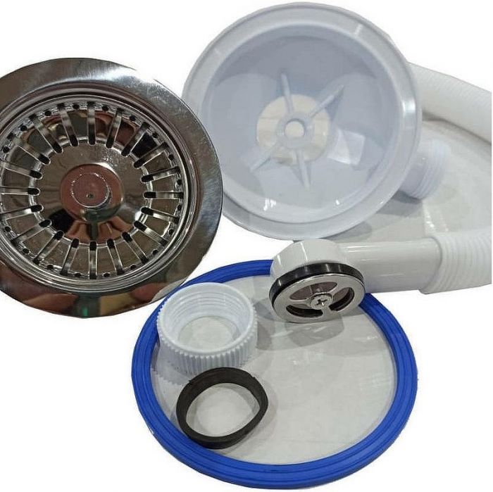 Слив-перелив для кухонной мойки ZorG Granit W 3 Хром