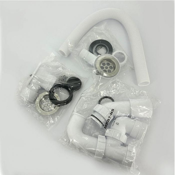 Слив-перелив McAlpine MRB1-NS цвет Белый Хром