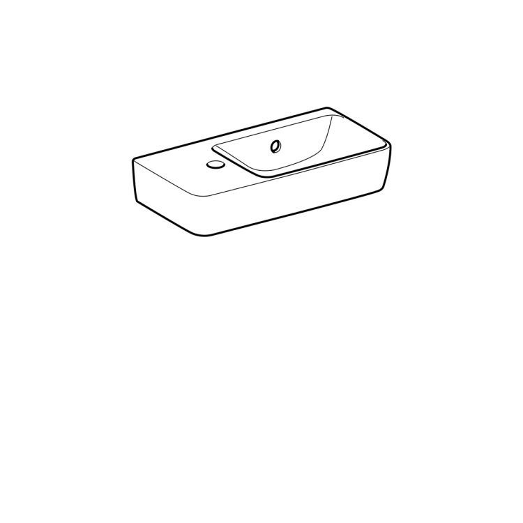 Раковина Geberit Renova Nr.1 Comprimo, 276350000 Раковина Geberit Renova Nr.1 Comprimo, 276350000