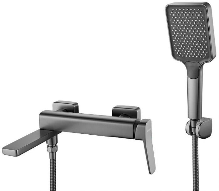 Смеситель для ванны Shevanik S99T S9952T цвет Оружейная сталь