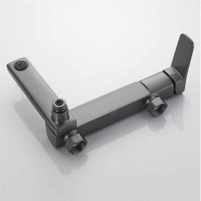 Смеситель для ванны Shevanik S99T S9952T цвет Оружейная сталь