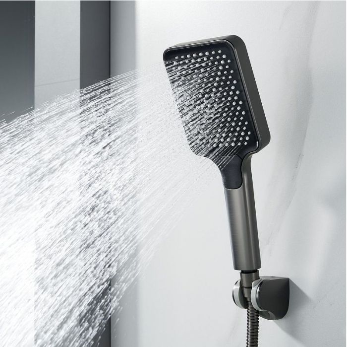 Смеситель для ванны Shevanik S99T S9952T цвет Оружейная сталь