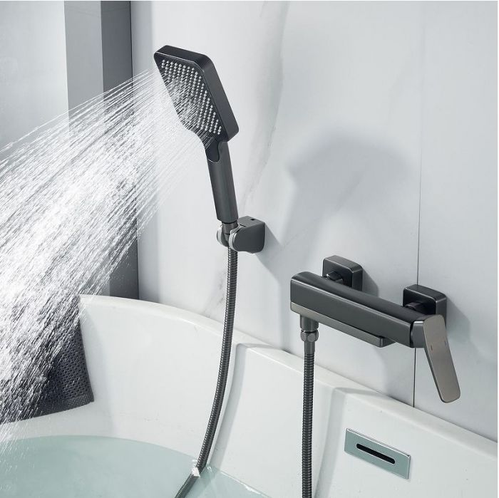 Смеситель для ванны Shevanik S99T S9952T цвет Оружейная сталь