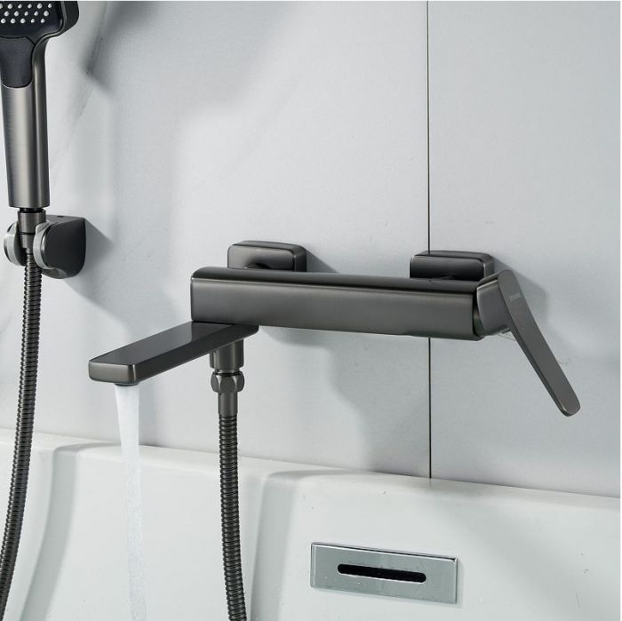 Смеситель для ванны Shevanik S99T S9952T цвет Оружейная сталь