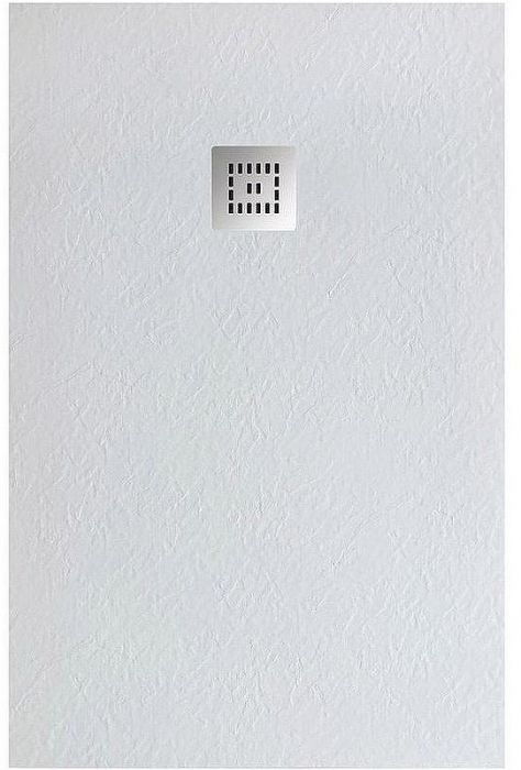 Душевой поддон из искусственного камня BelBagno Uno 100x80 TRAY-MR-UNO-AH-100/80-35-W-CR Белый