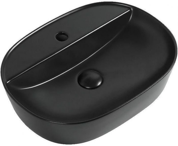 Раковина Aquanet Lake-2-MB 50 273672 Черная матовая