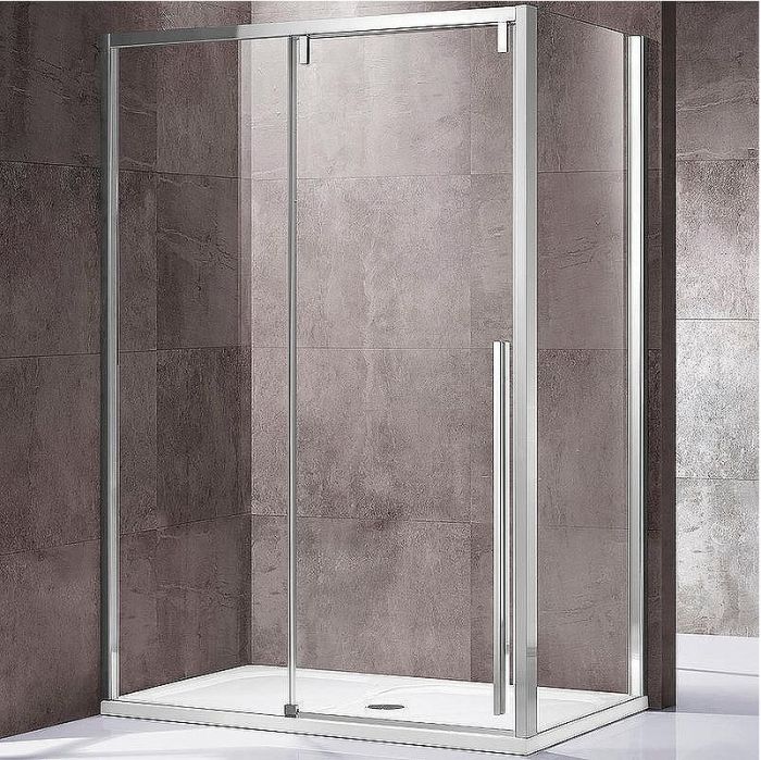 Душевой уголок Vincea Lugano 150х100 VSR-1L1015CL-1 профиль Хром стекло прозрачное