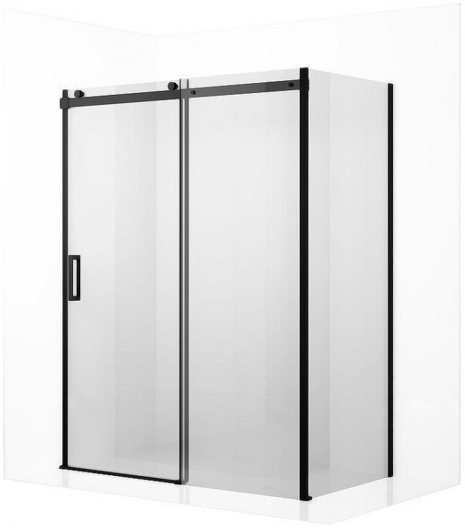 Душевой уголок Ambassador Benefit 160x80 19021205HB-80HB профиль Черный стекло прозрачное Душевой уголок Ambassador Benefit 160x80 19021205HB-80HB профиль Черный стекло прозрачное