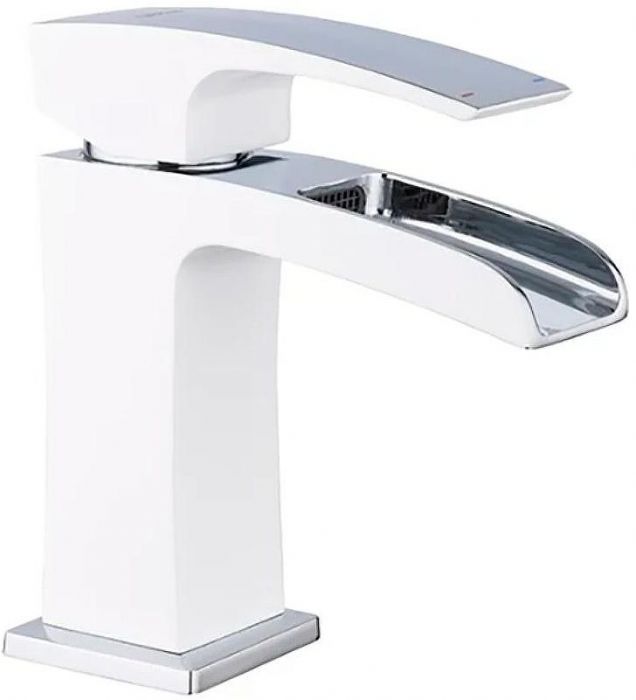 Смеситель для раковины Gappo G07 G1007-30 Белый Хром