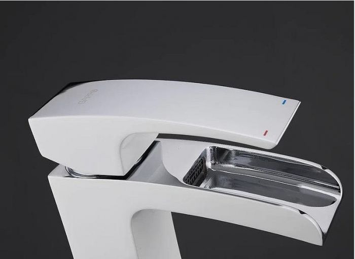 Смеситель для раковины Gappo G07 G1007-30 Белый Хром