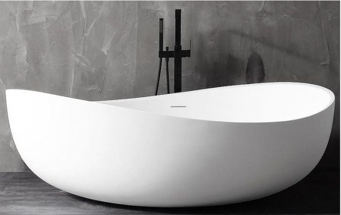 Акриловая ванна Abber AB9239 180х110 без гидромассажа