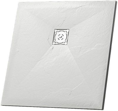Душевой поддон из искусственного камня RGW Stone Tray ST-W 75x75 16152075-01 Белый