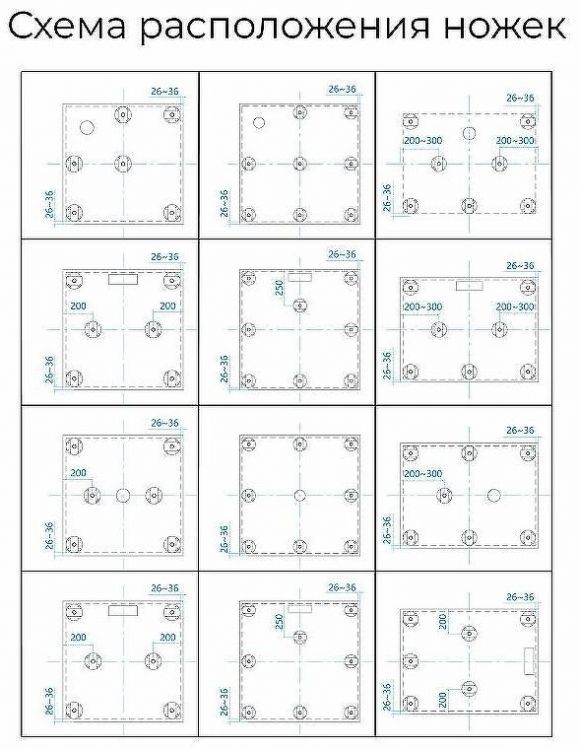 Душевой поддон из искусственного камня RGW Stone Tray ST-W 75x75 16152075-01 Белый