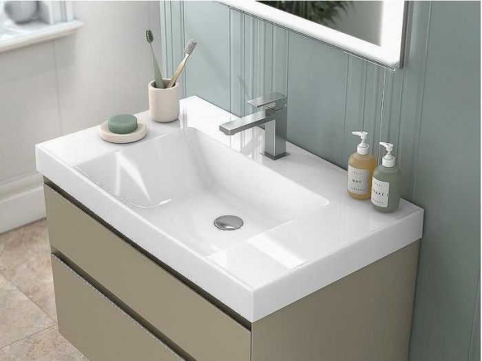 Раковина Kerama Marazzi Cubo 80 CU.wb.80 Белая глянцевая