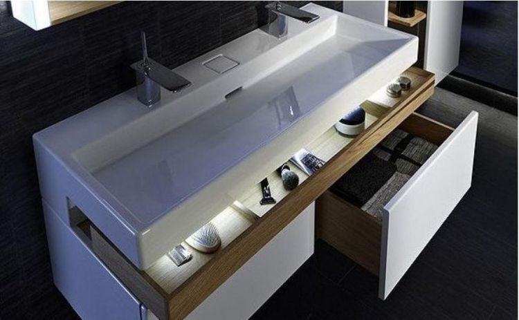 Тумба под раковину Jacob Delafon Terrace 120 см EB1188-F26 сливовый лак Тумба под раковину Jacob Delafon Terrace 120 см EB1188-F26 сливовый лак