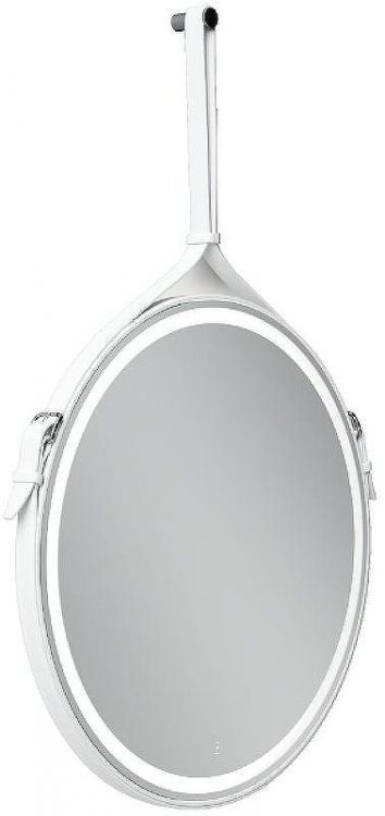 Зеркало Sancos Dames 65 DA650W с подсветкой Белое с сенсорным выключателем