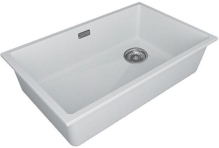 Кухонная мойка Paulmark Lumi 74 UNI-Skew LU74SK-WH Белая