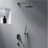 Душевая система Damixa Scandinavian Pure 936510300 Черная матовая Душевая система Damixa Scandinavian Pure 936510300 Черная матовая