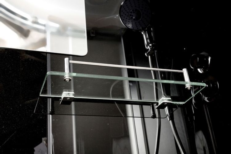 Душевая кабина Deto B10S LED BLACK 100x100x220