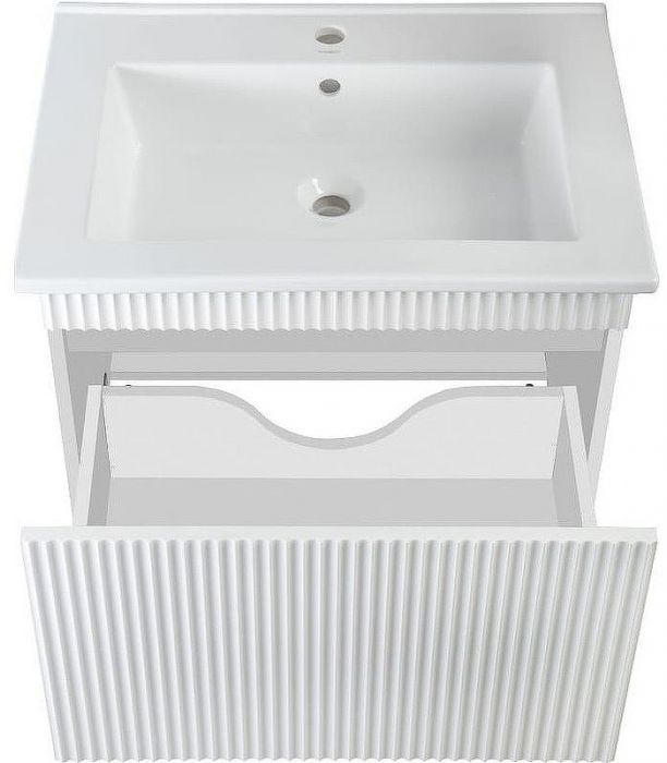 Тумба под раковину Runo Модена 65 00-00002199 подвесная Белая