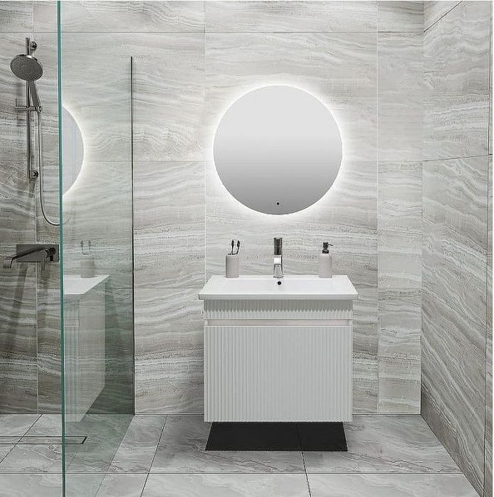 Тумба под раковину Runo Модена 65 00-00002199 подвесная Белая