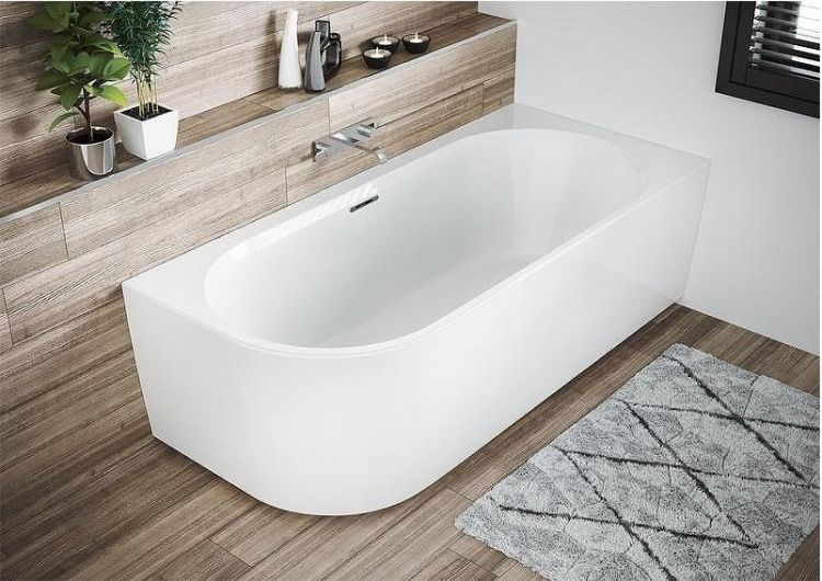 Акриловая ванна Riho Desire Velvet White 184x84 L B088001105 (BD0610500000000) без гидромассажа