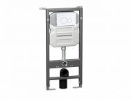 Система инсталляции для унитазов CERAMICANOVA Envision с кнопкой смыва Round цвет белый и креплениями, CN1001W