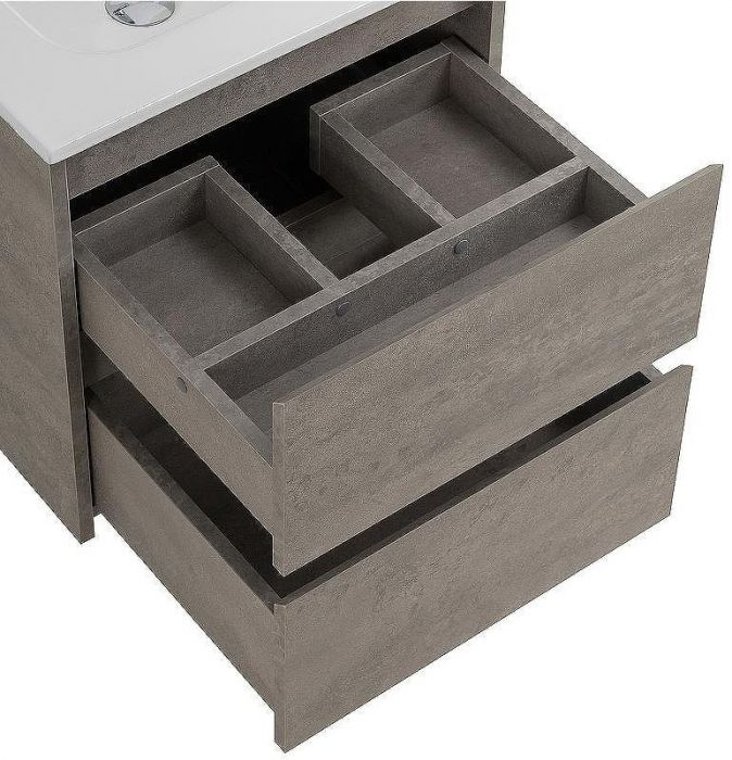Тумба под раковину BelBagno Kraft 50 KRAFT-500-2C-SO-CG подвесная Cemento Grigio