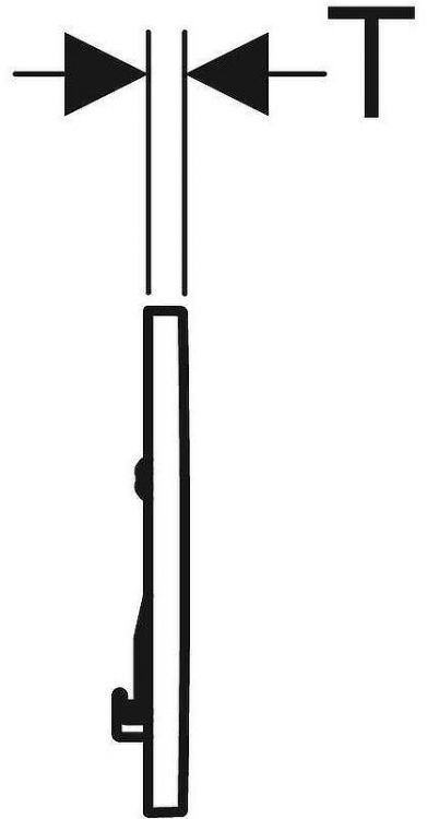 Клавиша смыва Geberit Sigma 30 NEW 115.883.JT.1 Белый матовый