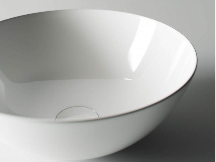 Умывальник CERAMICANOVA Element чаша накладная круглая 358 мм CN6002