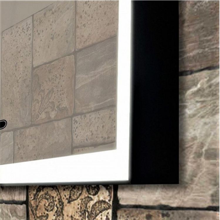 Зеркало Maretti Umbria 80 UM148080P33EL с подсветкой цвет Черный с бесконтактным выключателем и диммером