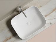 Умывальник CERAMICANOVA Element чаша накладная прямоугольная CN6052