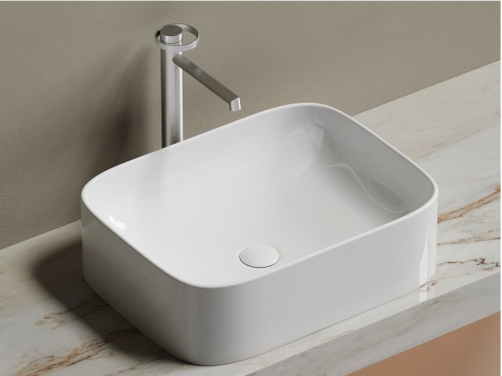 Умывальник CERAMICANOVA Element чаша накладная прямоугольная CN6052