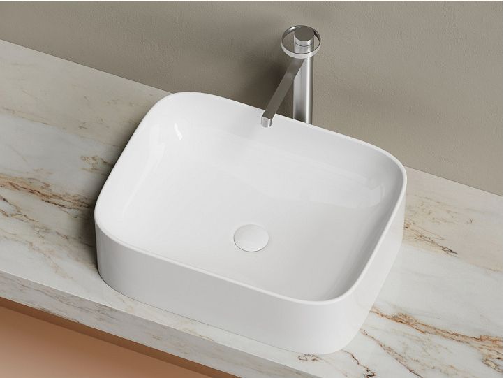 Умывальник CERAMICANOVA Element чаша накладная прямоугольная CN6052