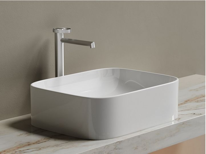 Умывальник CERAMICANOVA Element чаша накладная прямоугольная CN6052
