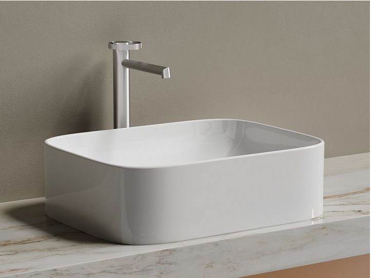 Умывальник CERAMICANOVA Element чаша накладная прямоугольная CN6052